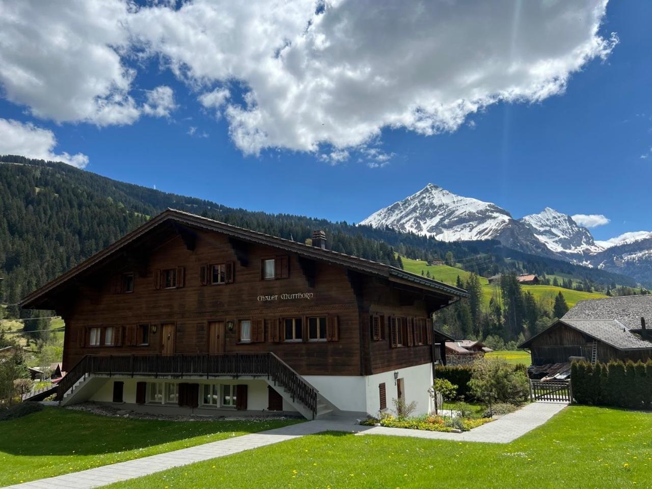 Beautiful Apartment With Stunning View Gsteig 外观 照片