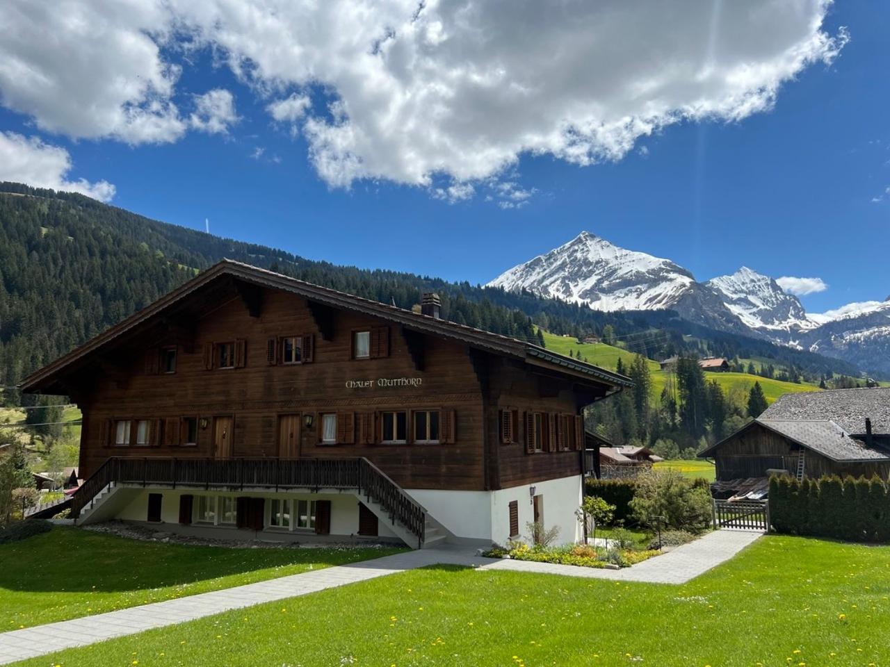 Beautiful Apartment With Stunning View Gsteig 外观 照片